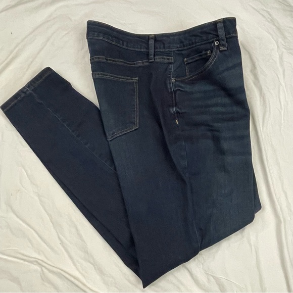 NEW- W/Tags Sonoma Mid Rise Skinny Jeans Sz 12R Dark Wash Stretch Denim - Picture 3 of 5